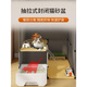 Cat cage with toilet integrated suitable for large and small kittens. Cat cage for home indoor with litter box and toilet integrated. Super large 2-layer 75*75*109 store manager's main picture. Basic cat litter box + cat litter shovel + ladder + installation