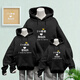Disney (Disney) different parent-child clothing for a family of three 2026 new autumn hooded sweatshirts for mother, son, mother and daughter, autumn and winter, family of four, red hooded sweatshirt (spring and autumn) 160 children 80-95Jin Jin is equal to 0.5 kg