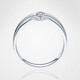 AVHE platinum diamond ring PT950 artificially cultivated diamond D color 1 carat six-claw ring for women to order as a wedding gift for Chinese Valentine's Day Platinum time brushed men's ring-30 points diamond 9-20 ring consultation and customization