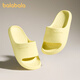 Balabala children's sandals boys summer baby bathroom bath wear-resistant home indoor soft-soled slippers girls yellow 29 inner length 19cm (190) suitable for feet 18cm long
