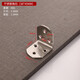 Masfor thickened stainless steel corner code 90 degree right angle corner code thickened fixed bracket round edge 6 holes 45*45*38*2.5mm (5 pieces)