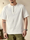 Xiaohongshu's popular high-end retro short-sleeved T-shirt for men in summer loose large size tough guy casual Henry collar bottoming shirt Mocha brown S S90-115Jin Jin is equal to 0.5 kg
