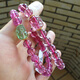 Yulong Yuanmine Red Turmalinarmband Super transparentes Glas sauberer Körper 18 Blumen hinteren Pixiu Retro -Palaststil 9712 (Perlenlineer 0 Gramm 9712 (Perlengröße 8,5 mm)
