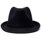 Old man's top hat men's winter thickened and warm old man's hat old man's grandfather Shanghai beach old man's hat men's dad black minimum size 56 cm hat circumference