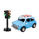 ONEVAN Voice Traffic Light Toy Car Children's Alloy Toy Car Boy Early Education Traffic Light Teaching Aids Model Q Version Car Retro Porsche Simple Pack
