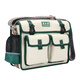 Master Dai electrician's special canvas tool bag multi-functional repair and installation wear-resistant thickened hardware shoulder messenger bag DSF017 white large upgraded version length 45*14*30