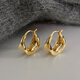 Yichan cold style retro earrings, feminine design, commuter earrings, 2025 new popular niche high-end earrings, autumn and winter cold style retro earrings