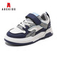 ABC KIDS children's shoes for boys and girls spring and autumn breathable Velcro children's sports shoes 3668PY rice blue gray 33 size