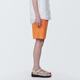 MUJI Men's Washed Plain Shorts Men's Pants Summer Style Loose Casual Pants Men's Orange AED10A4S L (175/88A)