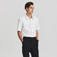 Scofield [Xinjiang Cotton] Men's 24-year summer new cotton commuting casual short-sleeved solid color shirt White L (175)