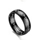 Color Leias Ring Titanium Stahlring Herren trendy Nischendesign Männer einzelne Ringe vielseitige domineerische Jungen Ring Student Schwanz Ring Silber 9 andere Größen hinterlassen eine Nachricht