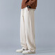 
Foss Phil pants men's spring, autumn and winter style, loose Hong Kong style straight wide-leg pants draped sports wear casual pants straight pants CJ-6625 black 2XL (recommended 145-170Jin [Jin equals 0.5 kg])