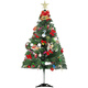 Abaoli Christmas tree home package encrypted diy luminous large ornaments shopping mall store ins Christmas decoration 150cm