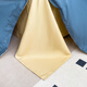 Derenxin bed four-piece bed quilt cover sheet pillowcase single and double bedding washed cotton brushed embroidered quilt cover sheet Bentley blue (light luxury embroidery style) single bed three-piece set - suitable for 150*200 quilts