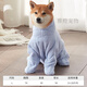 Pet absorbent towel small and medium-sized dog bathrobe dog Shiba Inu Corgi dog soft quick-drying clothes pet supplies L size recommended 13-20Jin Jin equals 0.5 kg pet