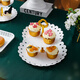 Lingyunhe Dessert Table Display Stand Afternoon Tea Dessert Stand Tea Break Setup Dessert Tray Cake Tray Cold Dinner Set Plastic Eight-piece Set European Dessert Table Set 1 Set