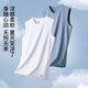 Septwolves 100% cotton + wide shoulder vest men's pure cotton sweat-absorbent breathable waistcoat undershirt 100% cotton sports sleeveless