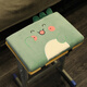 Segana winter memory foam student cushion rectangular chair butt pad stool mat classroom sedentary thickened chair cushion thickened seat cushion-green dinosaur memory foam 35X24X4cm double strap buckle