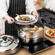 Zhe series thickened stainless steel steamer household multi-layer steaming multi-purpose steamed buns steel pot induction cooker gas stove special 28cm double layer with two grates (for 2-3 people 28cm one year warranty comes with steaming cloth