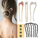 Huamurong 2025 new U-shaped hairpin women's comb hairpin hairpin fixed artifact ancient style hairpin high-end hairpin headwear hairpin collection 12 pieces, never the same every day