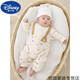 Disney Baby Onesie Frühlings- und Herbst-Baumwoll-Knochenlosenbabykabelbaum Langarmedkrabbende Kleidung für kleine Kindertaschen Neugeborene Kleidung 13583 [Empfohlen innen 20-27] 90 cm 90 (Empfohlen 20 bis 25. Dezember Jin [Jin gleich 0,5 kg]))