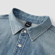 森马（Semir）森柔牛仔|长袖衬衫男复古水洗牛仔外套秋季宽松上衣103524105101