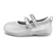 Saturday (St&Sat) children's shoes, girls' small leather shoes, 2025 spring new style fashionable princess shoes, performance shoes, girls and children's shoes for dancing, Star Silver 33, inner length about 21.3cm