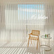 Customized electric dream curtain motor curtain gauze curtain vertical blinds 2024 new living room blinds vertical curtain balcony white plain style price per square meter