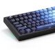 ZH870 White Sketch Mechanical Keyboard Kabel Wireless Bluetooth Customized Boys and Girls Office E-Sports Mahjong Sound Mute Achse Stone Sound ZH870 Black Sea Moon Side Gravur Meteor Achse (Jungen erste Wahl Quick Trigger Game)