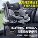 Heekin Starway - German child safety seat for 0-12-year-old car infants with 360-degree rotating i-Size certification Phantom Gray (iSize for all ages + high-speed ADAC)