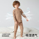 Betis Children's Autumn Clothes and Autumn Pants Baby Pure Cotton Thermal Underwear Set Baby Autumn Clothes Set Solid Color Cat Belly Cotton