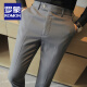 ROMON suit trousers men's spring and autumn suit trousers men's business fashion Korean version slim men's trousers young handsome casual men's trousers black 31 (120-130Jin [Jin equals 0.5 kg])