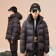 Govan black gold goose down jacket, the same style as Mr. Lei, functional 4.0 five-frame down jacket for men and women, haute couture knight black M