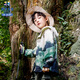 
Boys and girls children's clothing boys' big children's jacket children's printed jacket spring and autumn clothing 2024 new style green 150