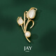 Jay tulip brooch women's suit corsage brooch accessories as a birthday gift for mother, mother-in-law and elders