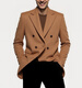 Magiopy Luxury High-End-Markenmarke Herrenmantel Herbst und Winter lange überknee Doppelreihe Casual Woll warme Jacke Schwarz M 170