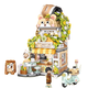 [Official] Compatible with Lego Building Blocks 2024 new Panda Teahouse Folding Street View Children's Toys Assembly Bear 1218 Octopus Raw