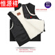 Hengyuanxiang genuine wool vest for men in autumn and winter, warm and thickened daddy cotton vest and fur all-in-one vest for middle-aged and elderly people, black big pocket dog hair liner XL90-110Jin Jin is equal to 0.5 kg