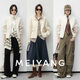 MEIYANG ice cream wool jacket literary fairy sheep wool bouclé stand collar fashionable and versatile slimming winter new style white velvet lining M