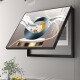Pinturas de Yaoshijia Light Light Luxury Box Decoration Pinturas con caja de corriente débil Fulu Mural simple sin agujeros que cubren la pintura colgante de unboxing vacío JD12033 FUSHOU Kangning 60*45cm (bloqueo 50*35) Marco negro con cubierta