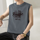 Leichte und extravagante reine Baumwollweste für Männer im Sommer amerikanische Sportweste Basketball Hürde Fitness Außenschütze ärmellose T-Shirt Lose M18-T672 Rost Red M