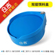 Kuangji competitive fishing bait box, bait basin, bait mixing basin, non-stick bait pulling tray, multi-functional bait accessories, fishing gear supplies, light blue (double layer) + yellow bait pulling tray, bait box