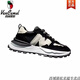 Región occidental Camel Shoes Men's 2025 NUEVA FOAVE Casual Sports Forrest Forrest Gump Shoes Aumento de zapatos Retro Dad Fashion y versátiles deportivos Versátiles Black 9903-Camel Sitio web oficial de marca oficial 39
