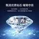 Chinese gold six-claw diamond ring for women to express love and seek marriage. Live-mouth diamond ring New Year's Valentine's Day gift for girlfriend and wife Jingsuda six-claw inlaid-diamond ring