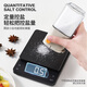 Baijie quantitative salt jar seasoning jar glass controlled salt bottle seasoning container kitchen seasoning box can be measured and dual-purpose 180ml