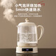 Daewoo Government Subsidy Health Pot 1.5L Soft Sound Stewing Pot Integrated Tea Maker Kettle Office Mini Health Pot Glass Scented Tea Bird's Nest Intelligent Constant Temperature Ceramic Oil Non-Stick Chassis丨Tea Basket Style 1.5L