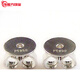 Guanpuge Fat Donglai's same style pt950 platinum ear plugs, silver anti-falling gold-plated ear caps, ear buckles, non-slip fixed non-allergic earrings, small PT950 4.5mm pair