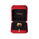 Cartier men's and women's same ring LOVE series rose gold diamond couple ring 2024 new versatile ring rose gold 44