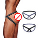 New ready-made men's thong sexy sexy underwear double thong underwear for men white M