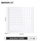 Bickerman Bio (BKMAM) Plexiglass Blood Collection Tube Rack Sampling Tube Rack Acrylic Biochemical Tube Rack Blood Regular Tube Rack 2ml/5ml 100 holes 1
